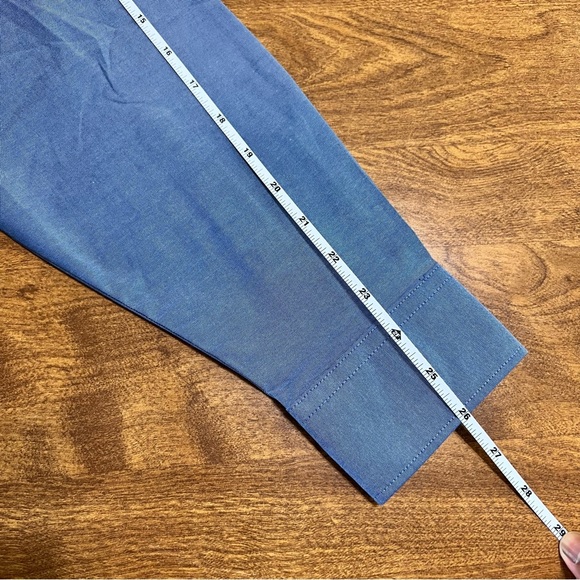 GEOFFREY BEENE Blue Stretch Collar Regular Fit Button Down Shirt NWT Mens size L - Picture 10 of 12